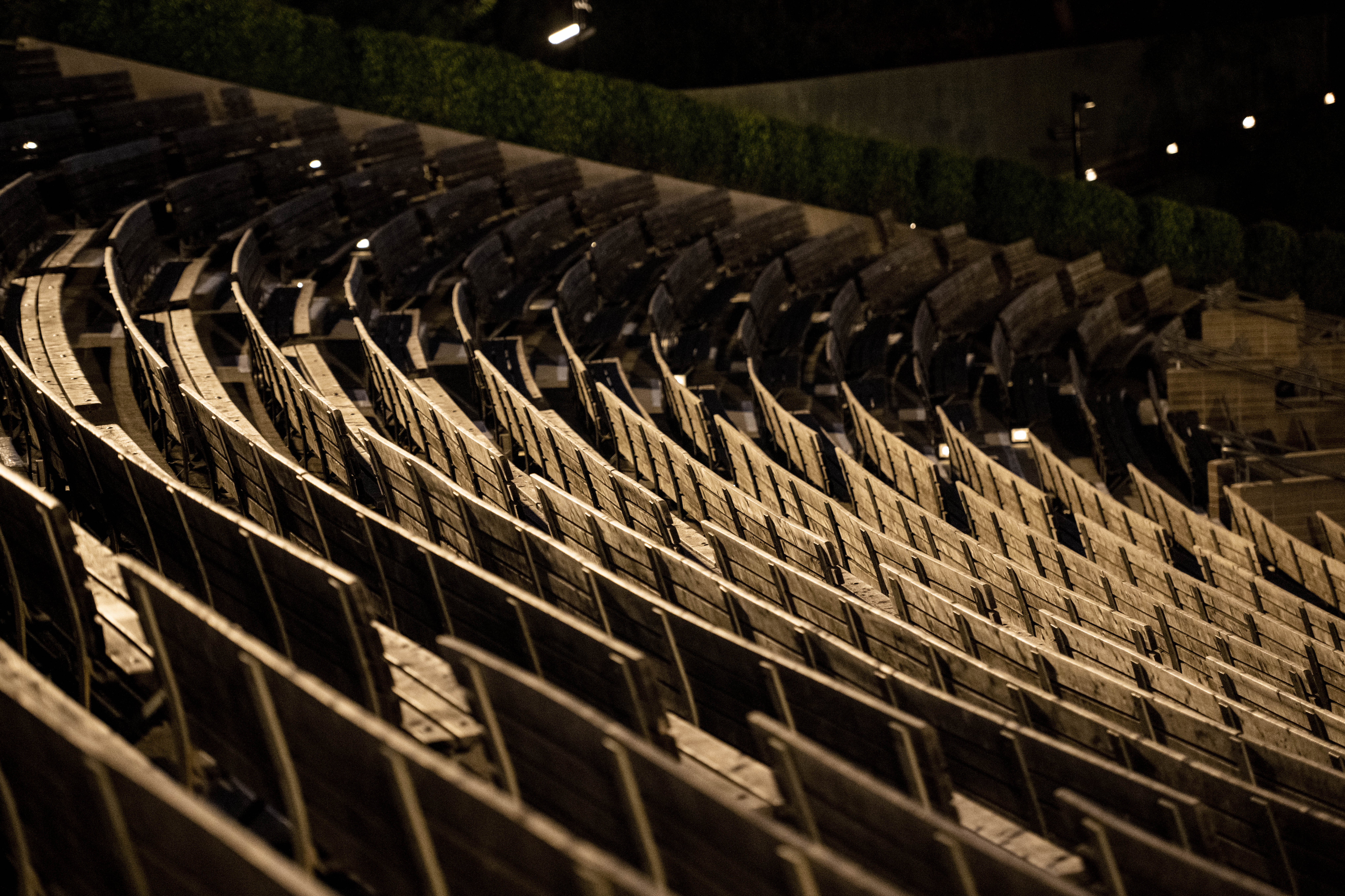 Empty seats at the end of the night.