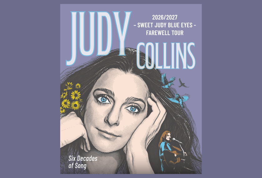 Judy Collins: Cartel de la gira de despedida «Sweet Judy Blue Eyes»